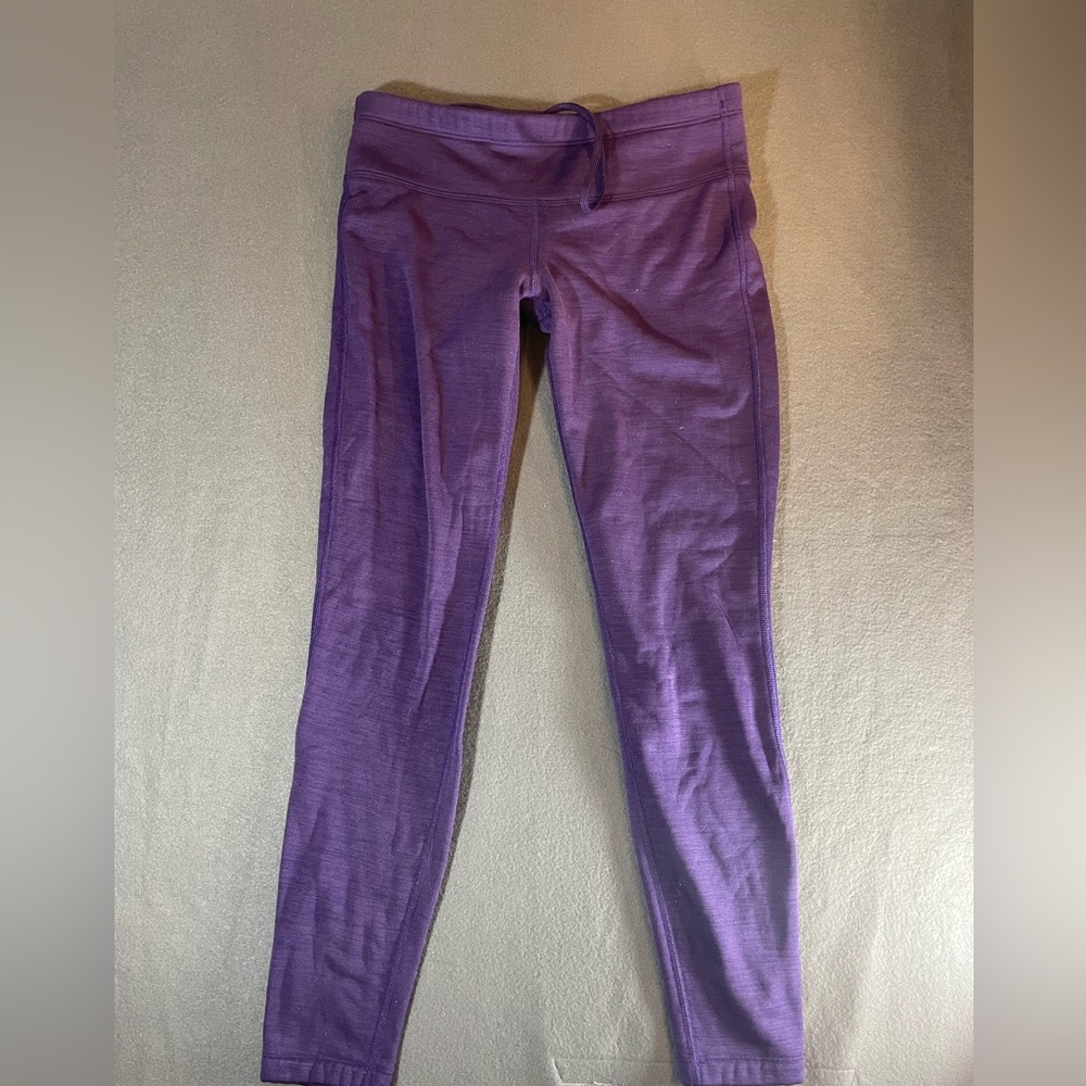 Athleta fleece lined Leggings in Vibrant Purple